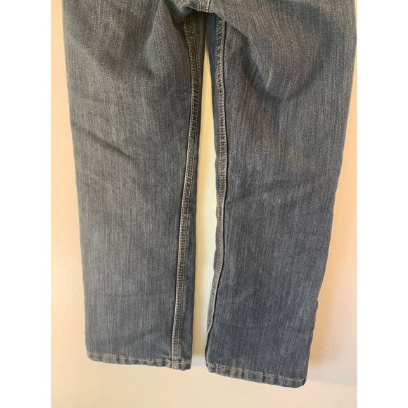 LEVI’S Boys 514 Straight Dark Wash Adjustable Waist Jeans / Size: 7 Reg - Picture 7 of 11
